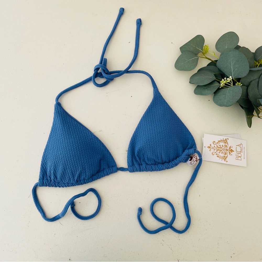 BECCA Cheryl Sliding Triangle Swim Bikini Top - Picture 2 of 7